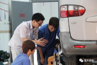 蓝天技校成功举办“汽车修理能手”技能大赛——深化实操教学，锤炼汽修技艺